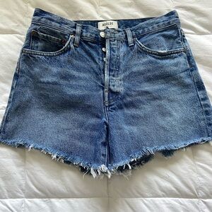 Agolde Parker Denim Short Long